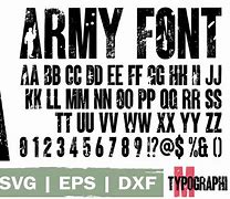 Image result for Font Typewriter Army