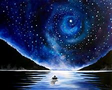 Image result for painting nite sky star
