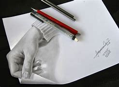 Image result for 3D Drawings Hand Pencil