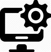 Image result for Software Icon Black and White PNG