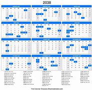 Image result for 2038 Calendar