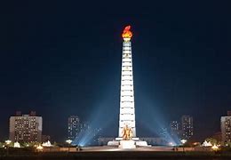 Image result for North Korea Juche Tower