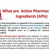 Image result for Difference Between Drug and API