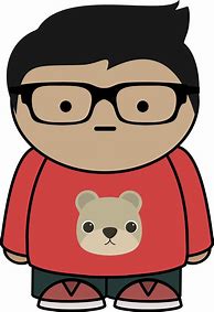 Image result for Cartoon Face with Glasses
