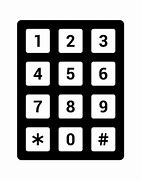 Image result for Cell Phone Number Pad