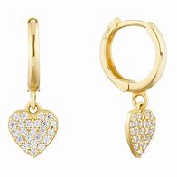 Image result for Yellow Heart Earrings