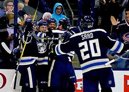 Image result for Blue Jacket Hockey Players