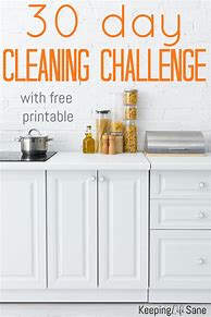 Image result for 30 Day Cleaning Challenge Printable