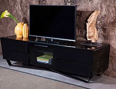 Image result for Glossy Black TV Stand