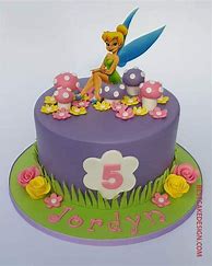 Image result for Tinkerbell Birthday Cackes