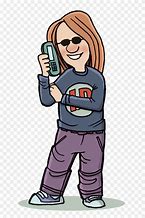 Image result for Girl with Cell Phone Clip Art