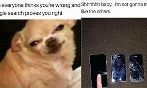 Image result for Android vs iPhone Meme Cracked Screen