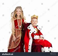 Image result for King and Queen Costume Kids
