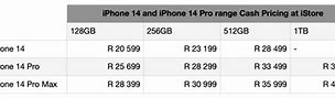 Image result for How Much Is iPhone 14 in South Africa