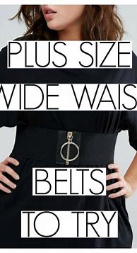 Image result for Plus Size Wide Belts