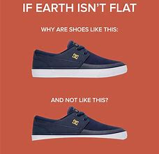Image result for Flat Earth Shoe Meme