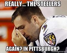Image result for Picture of Ravens LaFollette Steelers Crying