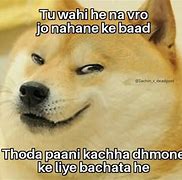 Image result for Doge Meme Hindi