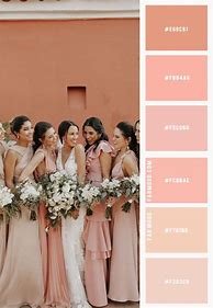 Image result for Wedding Colors Peach Brown and Gold