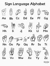 Image result for Sign Language Letter X