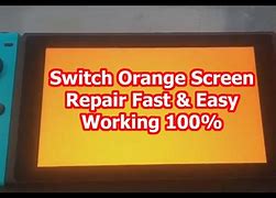 Image result for Nintendo Switch Orange Screen