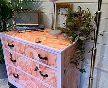 Image result for Antique Painted Two Tone Mid Century Record Cabinet