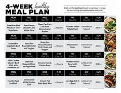 Image result for Monthly Healthy Meal Plan