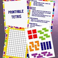 Image result for Tetris Board Game Score Sheets