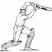 Image result for Colouring Pages of Cricket Bat
