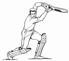 Image result for Cricket Colouring Pages