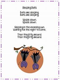 Image result for Bat Poems for Kids