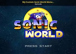 Image result for Sonic Start Screen Custom