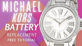 Image result for Michael Kors Watch Battery Replacement