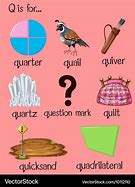 Image result for Letters That Start with Q