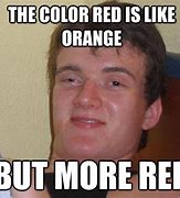 Image result for Colour Red Meme