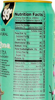 Image result for Arizona Ice Tea Ingredients