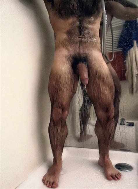 Man Naked In Shower