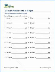 Image result for Converting Units of Measure Y6 Questions Worksheet MCM Km mm