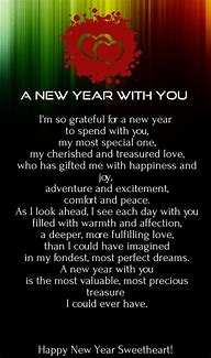 Image result for Happy New Year Love Poems