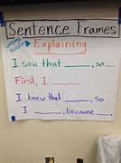 Image result for 1st Grade Sentence Frames
