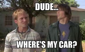 Image result for Dude Where's My Car SVG
