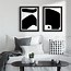 Image result for Black and White Wall Art