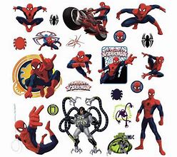 Image result for SpiderMan Sticker Sheet