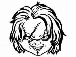 Image result for Chucky Black and White