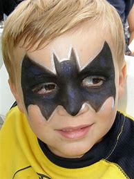 Image result for Easy Batman Face Painting