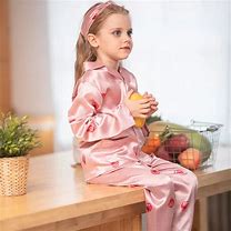 Image result for Baby Girl Silk Pajamas