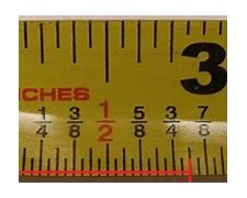 Image result for Measuring Tape Numbers