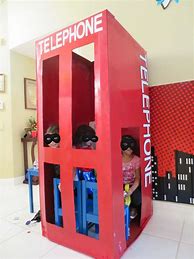 Image result for Superhero Telephone Booth Lair Light-Up
