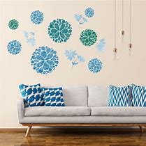 Image result for Green Flower Wall Decal