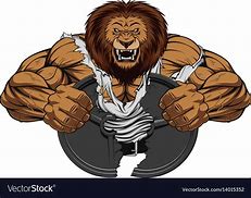 Image result for Strong Lion Cartoon